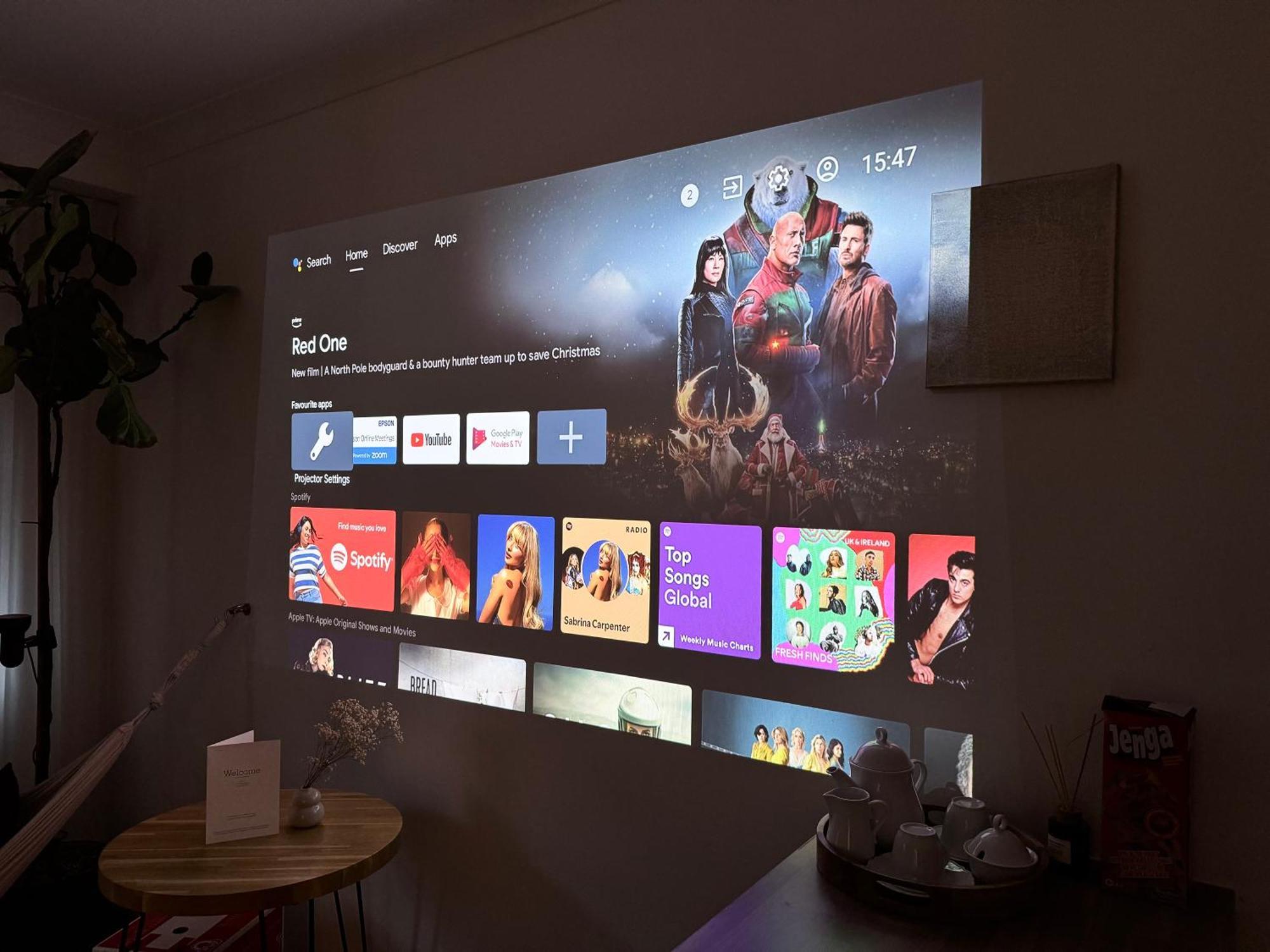 Tranquil Oasis W 100inch Cinema & Hammock, By The Design Traveller London